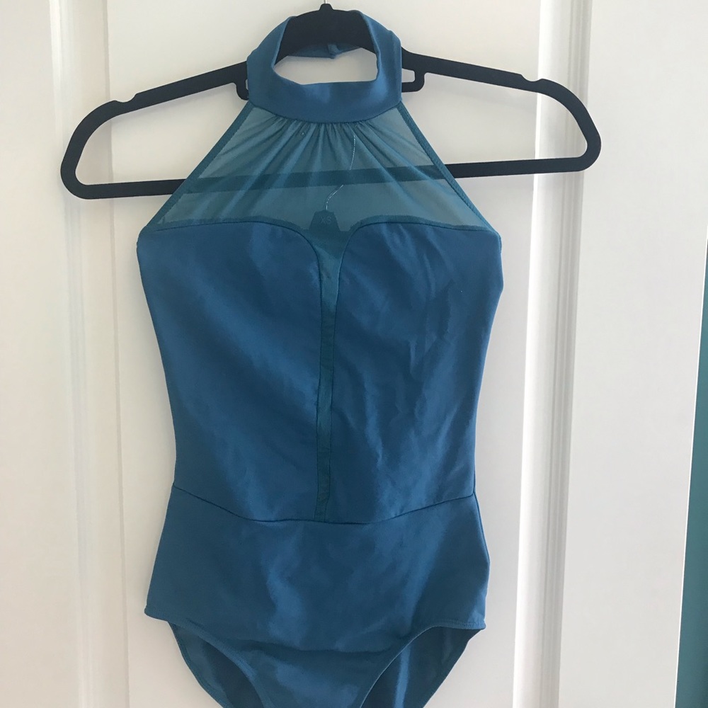 Turquoise Blue Dance Leotard or Costume